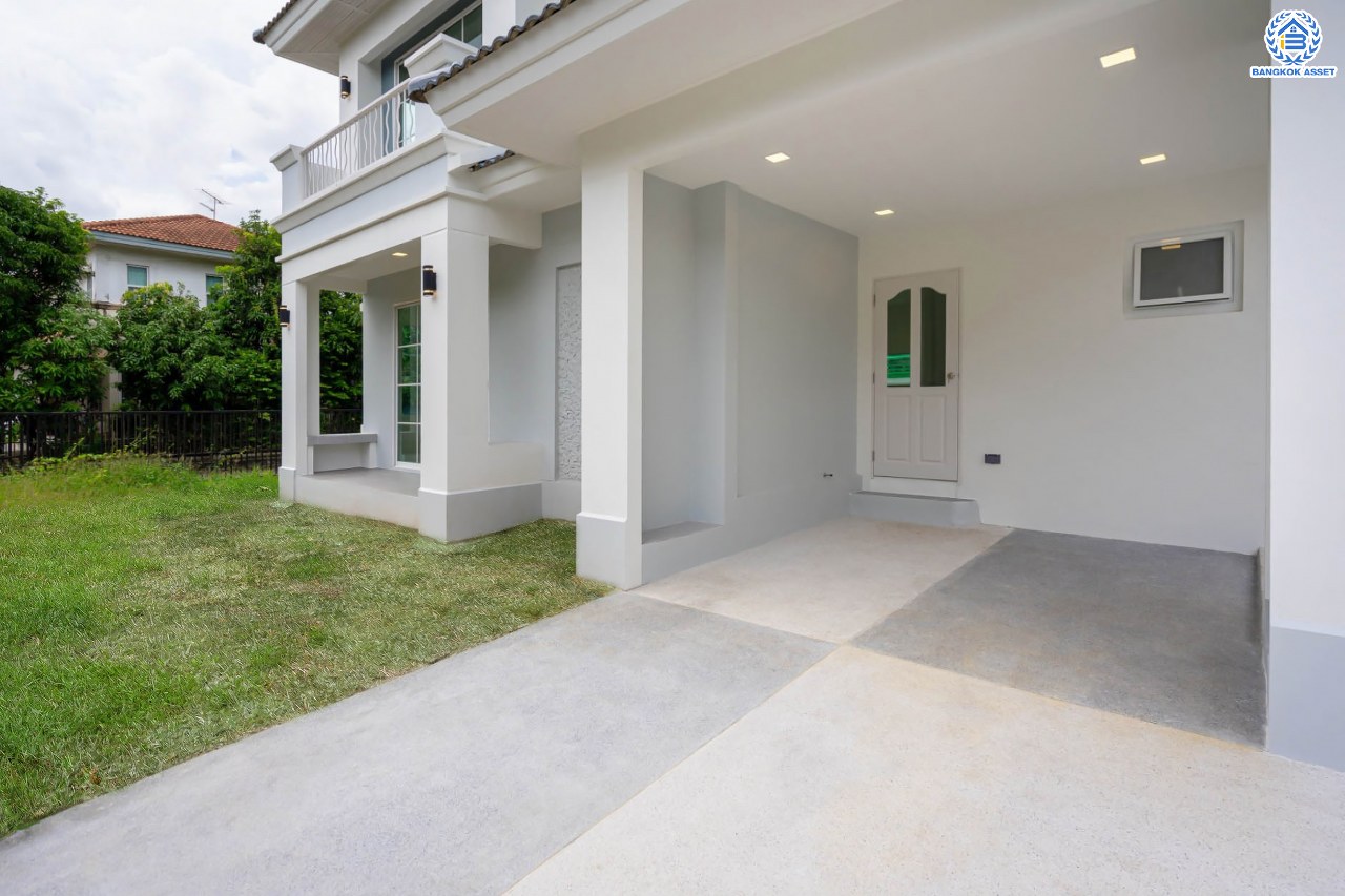 บ้านมือสองตกแต่งใหม่ ม.ชลลดา วัดลาดปลาดุก บ้านเดี่ยวหลังมุม คุณภาพระดับ L&H บนเนื้อที่ 61.3 ตร.ว. ฟังก์ชัน 3 ห้องนอน 3 ห้องน้ำ จอดรถได้ 1 คัน บนทำเลศักยภาพ เพียง 15 นาทีถึงเซ็นทรัลเวสท์เกต ใกล้รถไฟฟ้าสายสีม่วง "สถานีคลองบางไผ่"...